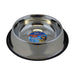Indipets Non - Tip Stainless Steel Bowl - 010CL-WSSW-9 - 96 oz - 3