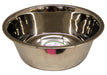 Indipets Regular Stainless Steel Bowl - 010CL-WSS-4 - 2 qt - 6
