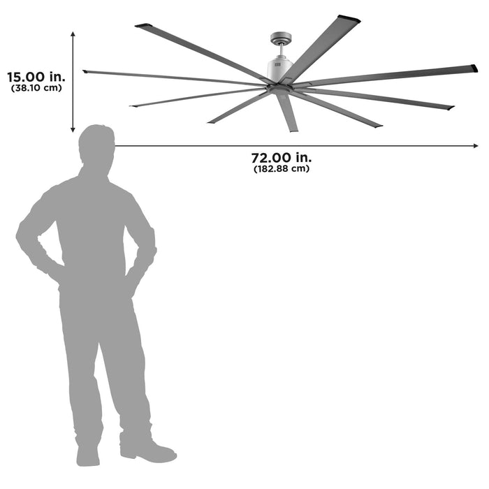 Indoor 6 - Speed Ceiling Fan - VTLAU - 72" - 3