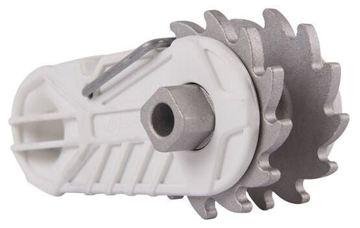 Insulated End Strainer Ratchet Style – Electric Fence Tensioner with Joint Clamp, Heavy Duty - XI2W - 1 ct - 1