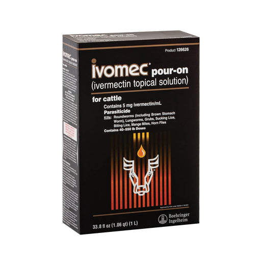 Ivomec Pour - On Cattle Wormer - M0S3 - 1 liter - 2