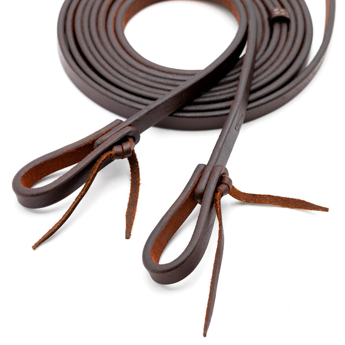 Jeffers LuxeLeather Heavy Oiled Split Reins for Horses