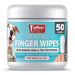 Jeffers Pet Dental Finger Wipes for Dogs & Cats, 50 Count Count 