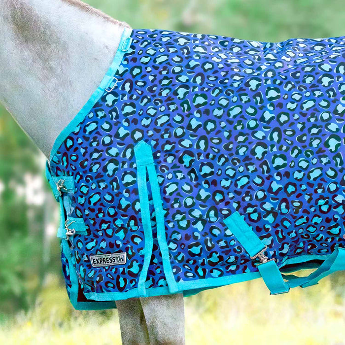 Jeffers Expression Pony 1200 Denier Medium Weight Standard Neck Turnout Blanket, 240g Fill - Maya Cheetah - JEFCJG - 11