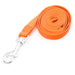 Jeffers 1 - Ply Web Nylon Dog Leashes - SSGF - 5/8"W x 4'L - Black - 6