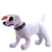 Jeffers Reflective Safety Stripe Adjustable Nylon Dog Collar – Glow - in - the - Dark for Night Visibility - IDEC - 1"W x 16" - 26"L - Black - 11