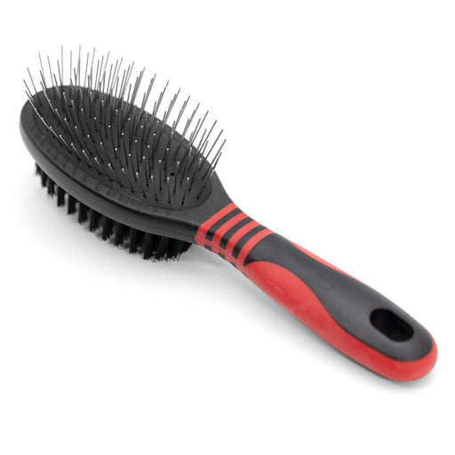 Jeffers 2 - Sided Pin & Nylon Bristle Pet Grooming Brush - UWP4 - 2