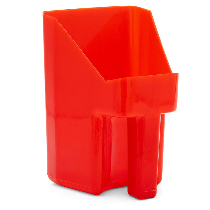 Jeffers 3 Quart Super Scoop for Grain or Feed - IASM - Red - 7