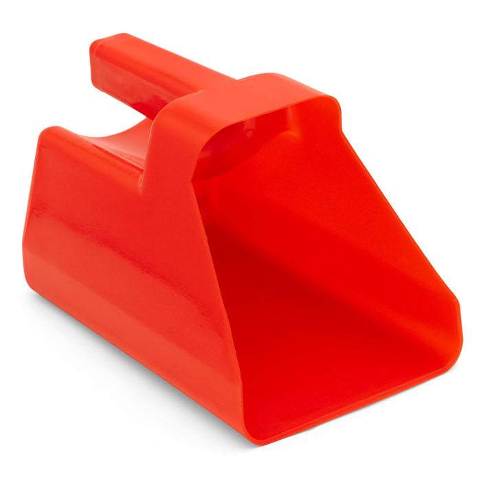 Jeffers 3 Quart Super Scoop for Grain or Feed - IASM - Red - 6