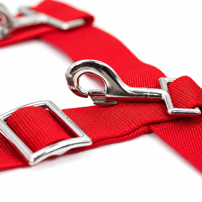 Jeffers Adjustable Horse Stall Guard - IAPD - Red - 18" H x 36"L to 48"L - 6