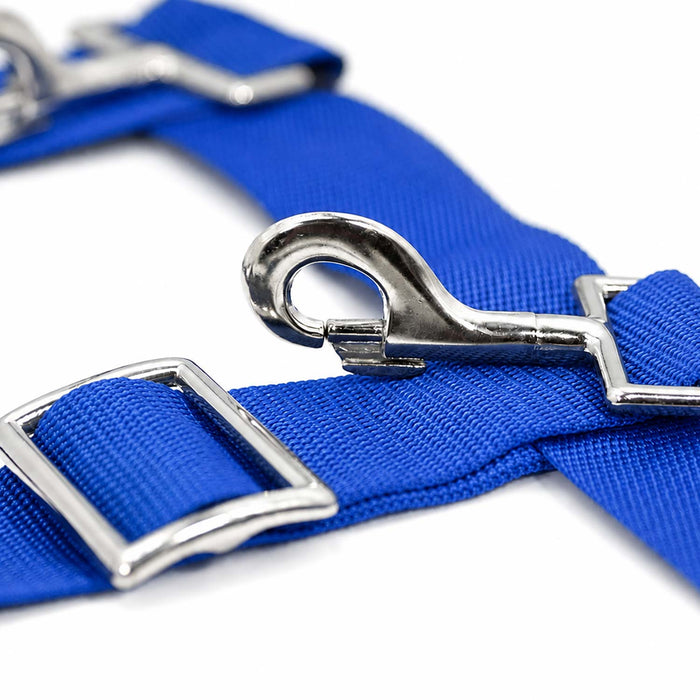 Jeffers Adjustable Horse Stall Guard - IAPF - Blue - 18" H x 36"L to 48"L - 4
