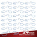 Jeffers Animal Control Slip Dog Lead, Braided Poly, 6'L - EZA1-24 - 24 Pack - Blue - 6'L - 5