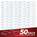 Jeffers Animal Control Slip Dog Lead, Braided Poly, 6'L - EZA1-50 - 50 Pack - Blue - 6'L - 7
