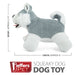 Jeffers Animal Cuddlers Plush Squeaky Dog Toys - I7AA - Gray/White Dog - 1 ct - 7
