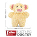Jeffers Animal Fuzzies Plush Squeaker Dog Toys - I7J6 - Pig - 1 ct - 17
