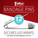 Jeffers Bandage Pins, 12 pk - IAEL - 2