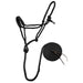 Jeffers Braided Mule Tape Halter with 10' Lead for Horses - JEF11B - Black - Full - 11