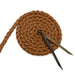 Jeffers Braided Mule Tape Halter with 10' Lead for Horses - JEF11M - Bronze - Full - 35