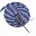 Jeffers Braided Mule Tape Halter with 10' Lead for Horses - JEF11S - Navy & Grey - Full - 46