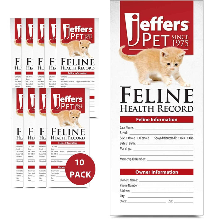 Jeffers Cat Health Record - JVC2-10 - 10 - 11