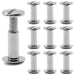 Jeffers Chicago Screws for Leather & Tack, 10 Pack - IACU - 1/2" - 10 pk - 6
