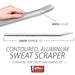 Jeffers Contoured Aluminum Sweat Scraper for Horses - IAN9 - 4