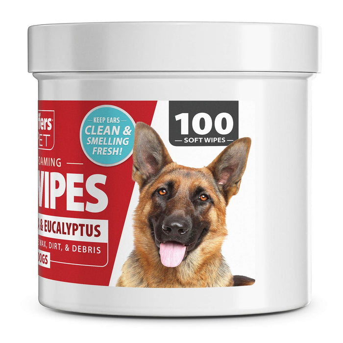 Jeffers Dog Ear Cleaning Wipes, 100 ct - JEFZWD - 5.9 oz - 100 Pack - 7