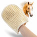 Jeffers Double - Sided Sisal/Microfiber Face Grooming Mitt for Horses - IA2A - 1