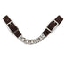 Jeffers Equine Nylon Curb Strap with Single Chain - SSZ2 - Brown - 5