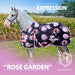 Jeffers Expression 1200D Draft Horse Turnout Blanket, 240 g | Waterproof, Breathable & Safe Design - JEF2UZ - Rose Garden - 87" - 2
