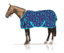 Jeffers Expression 1200D Draft Horse Turnout Blanket, 240 g | Waterproof, Breathable & Safe Design - JEFCHB - Maya Cheetah - 87" - 14