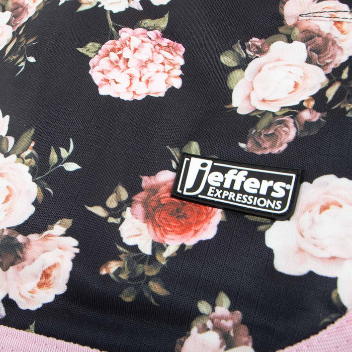 Jeffers Expression 600D Waterproof Ripstop Dog Coat, 240 Gram - JEF2HK - Rose Garden - 16" - 20