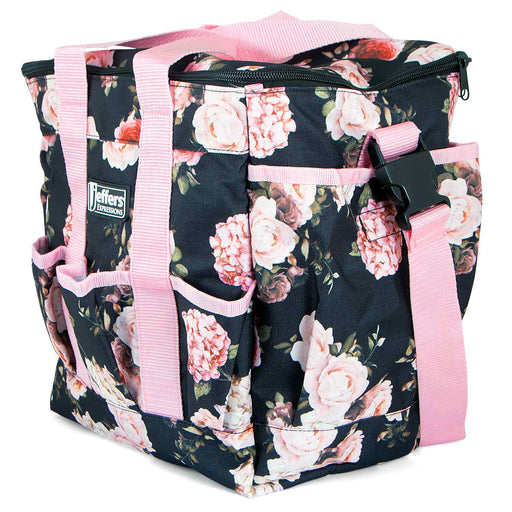 Jeffers Expression Deluxe Horse Grooming Bag with Adjustable Strap - JEF2JU - Rose Garden - 2