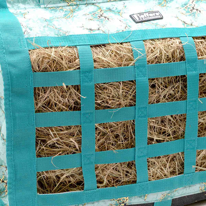 Jeffers Expression Extend - Feed Hay Bag for Horses & Livestock - JEF2VY - Bisbee Blue - 10
