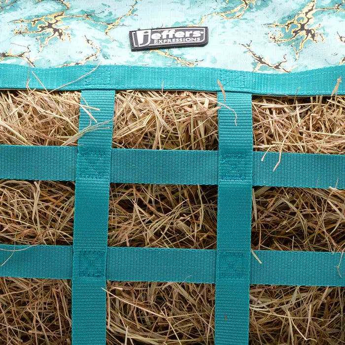 Jeffers Expression Extend - Feed Hay Bag for Horses & Livestock - JEF2VY - Bisbee Blue - 11