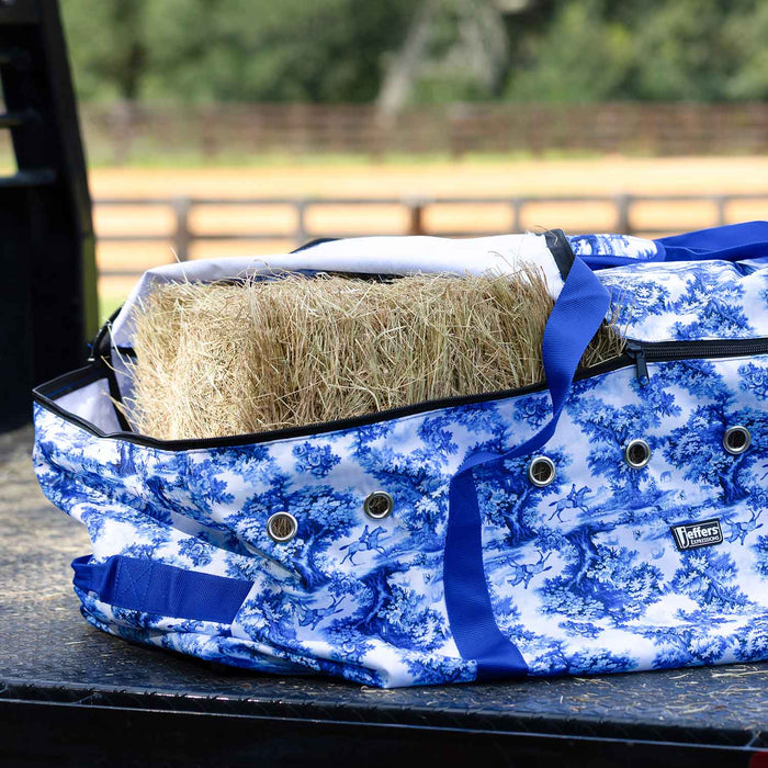 Jeffers Expression Full Hay Bale Tote Bag - JEF2WH - Equestrian Toile - 21