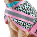 Jeffers Expression Moisture - Wicking Fleece Dog Coat - JEF2HA - Party Cheetah - 16" - 8