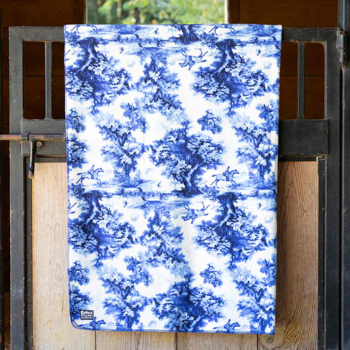 Jeffers Expression Oversized Fleece Throw Blanket, 60" x 84" - JEF2WV - Equestrian Toile - 7