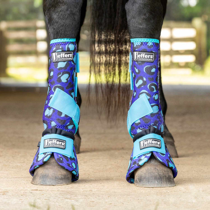 Jeffers Expression Protective Boots for Horses - JEFCKT - PreSale Cosmic Cowgirl - Small - 2 ct - 3