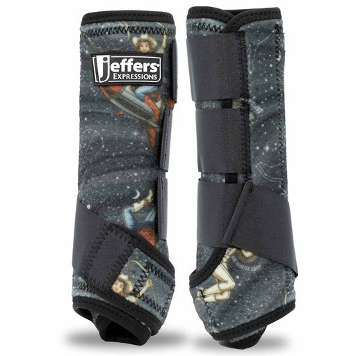 Jeffers Expression Protective Boots for Horses - JEFCKT - PreSale Cosmic Cowgirl - Small - 2 ct - 2