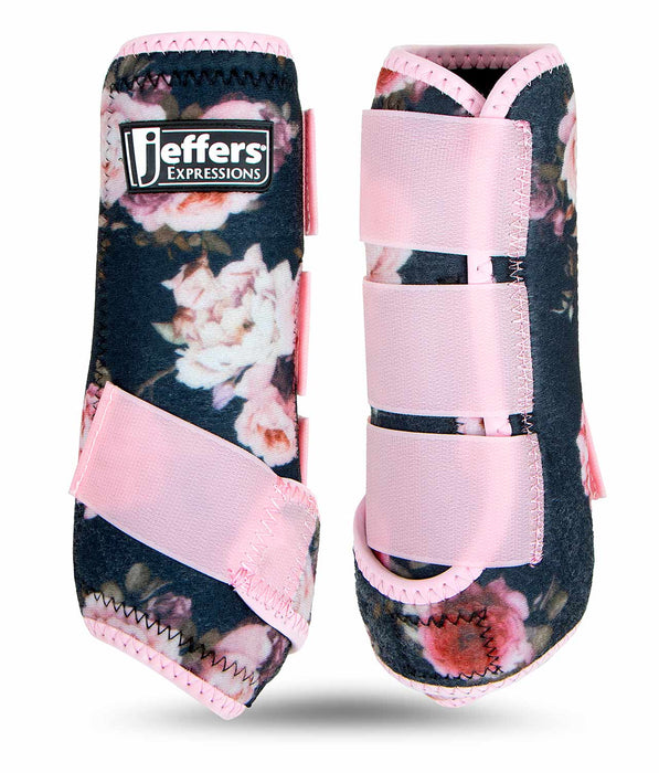Jeffers Expression Protective Boots for Horses - JEF2KR - Rose Garden - Small - 2 ct - 1