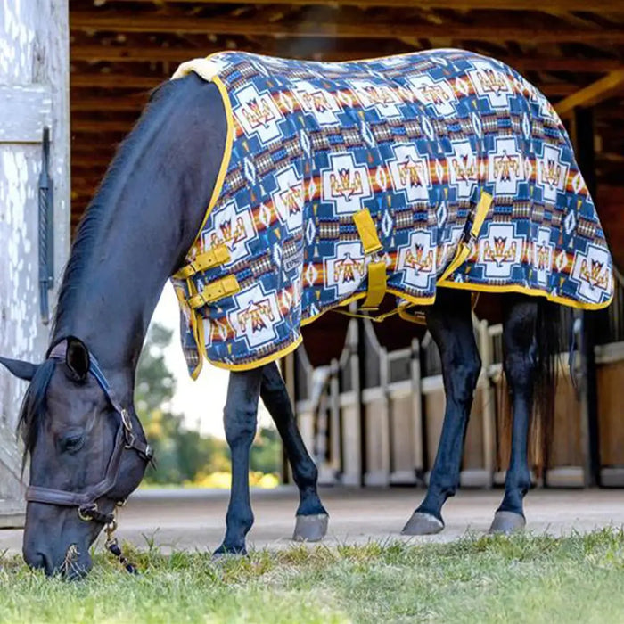 Jeffers Expression Standard Neck Fleece Horse Cooler - JEF2TY - Thunderbird - 66" - 15