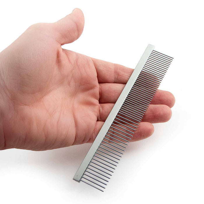 Jeffers Flat Back Pet Grooming Combs - UWCE - 6"L - 7/8" teeth - 4