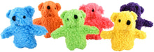 Jeffers Fleecy Bear Plush Squeaker Dog Toys - I7BA - 5" - 6 pk - Assorted - 1
