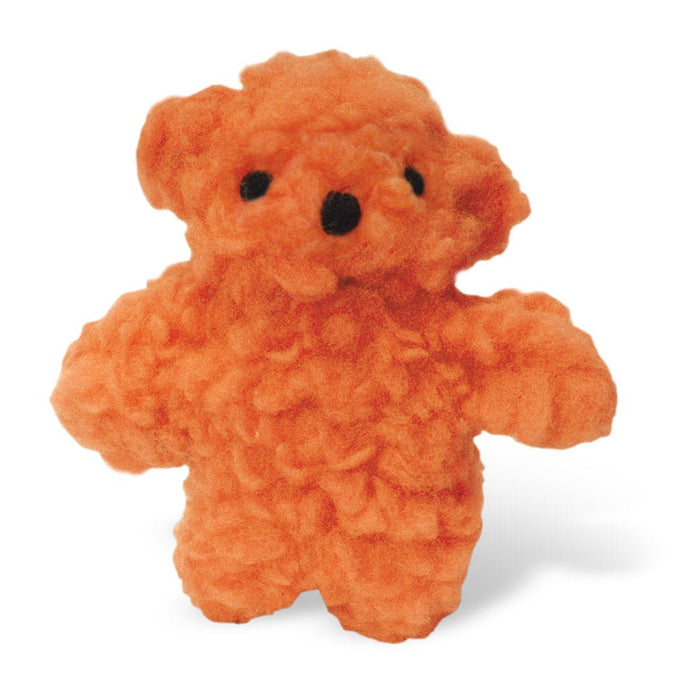 Jeffers Fleecy Bear Plush Squeaker Dog Toys - I7FA - 5" - Single - Assorted - 5