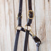 Jeffers Frankfort Triple Stitched Leather Horse Halter with Throat Snap, Adjustable, Breakaway - Ready, Premium Pre - Oiled Leather - JEF15S - Cob - Havana - 1 - 6