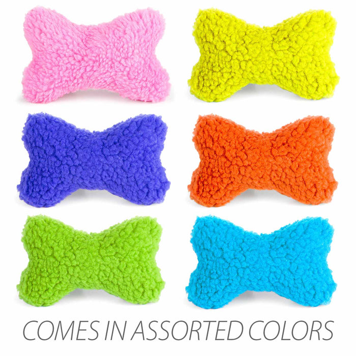 Jeffers Fuzzy Shapes with Squeakers, Assorted Colors - Jeffers - Dog Supplies > Dog Toys