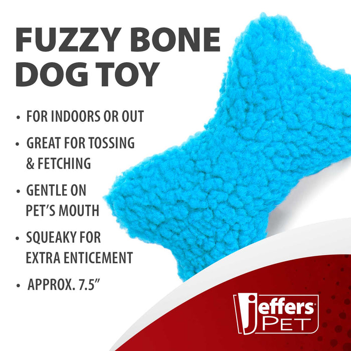 Jeffers Fuzzy Shapes with Squeakers, Assorted Colors - Jeffers - Dog Supplies > Dog Toys