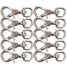Jeffers Giant Nickel - Plated Scissor Snap, 3 - 3/4" - IAC7-10 - 10 Pack - 5