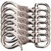 Jeffers Giant Nickel - Plated Scissor Snap, 3 - 3/4" - IAC7-6 - 6 Pack - 4